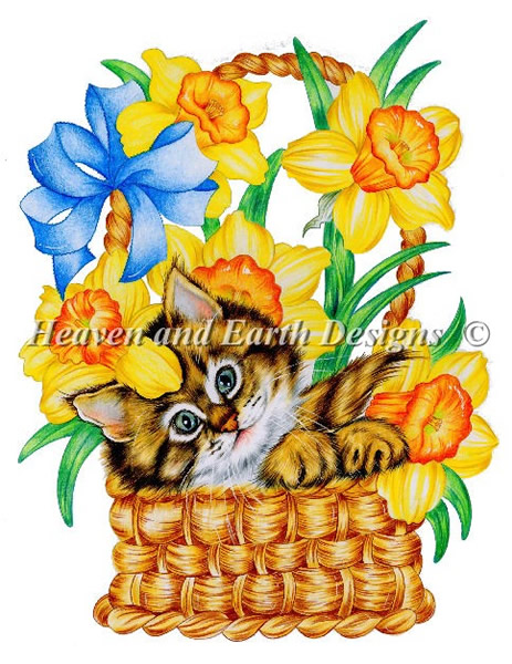 Daffodil Kitty - Click Image to Close